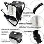 Folding Stool Insulated Cooler Bag Backpack Chair Beach Fishing Camping Hiking