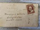 Antique 1957 Letter  10 Or  11 George Washington 3 Cent Stamp Wetherbee Columbus