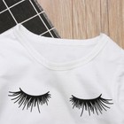Toddler Infant Kids Baby Girls Clothes Print Casual Short Sleeve Tops Outfits