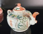 Antique Chinese Export Famille Rose Teapot Late Qing C19thc