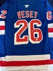 New York Rangers Jimmy Vesey Signed Auto Jersey With Inscription   Jsa