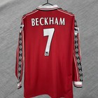 Manchester United 1998-99 Home Long Sleeve Jersey     Beckham  7