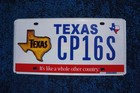 2014 Texas License Plate - It s Like A Whole Other Country