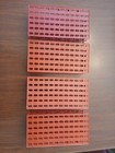 Medical Lab Plastic Test Tube Rack 72 Tubes Holes    16mm Good Condition Lot Of 4