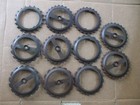 Vintage Cast Iron Seed Plate Lot John Deere Steam Punk Machine Age