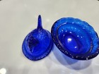 Hen On Nest Salt Dip Cobalt Blue Mini Hon