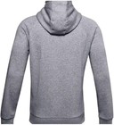 New Under Armour Mens 4xl Grey Rival Fleece Full-zip Drawstring Hoodie 1359028
