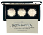 1994 Us Veterans Commemorative Uncirculated Three Coin Set 90  Silver Ogp   Coa