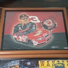 Dale Earnhardt  3 Nascar Framed Poster Print Lithograph Sam Bass Coa