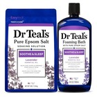 Dr  Teal s Epsom Salt Soaking Solution And Foaming Bath With Pure Epsom Salt    