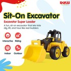 Dolu Excavator Super Loader Construction Toy Truck Vehicle  Ages 3   open Box 