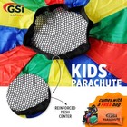 Kids Play Parachute Rainbow Parachute Toy Tent Game For Children Gymnastics C   