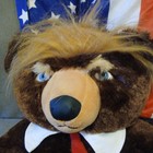 Trumpy Bear Deluxe Plush Trump Bear With Pack Away American Flag