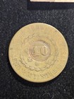 1832 R   No Date Brazil Copper 40 Reis Concave Coins Circulated