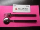 Air France Concorde 2 Piece Brown Silverware Cutlery Raymond Loewy Spoon   Fork