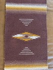 Vintage Chimayo Weaving Wool Rug Runner Wall Hanging 30    By 13   