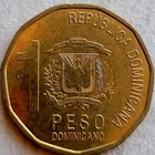 Dominican Republic          One  1  Peso Coin 2022