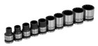 Performance Tool W38194 3 8  Drive Universal Spline Socket Set   10 Piece