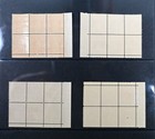 Usa Scott   J79-j81  J83 Plate Blocks Of 6 Vf Og Nh Mnh Postage Due Us Stamps