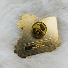 Funny Red Hat Society Member Enamel Lapel Pin - Indulge In A Good Book