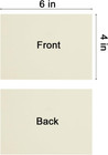 100 Pack Thick Paper Cardstock Blank Heavy Cards Stock For Invitations  Greeting