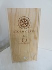 Storm Glass Weather Station Barometer W Wooden Base Home Decor  Large 7 87 Inch