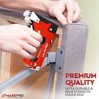 4-in-1 Upholstery Staple Gun     Heavy Duty Stapler Gun With Staples 4000