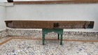 Antique Old Wooden Handcrafted Wall Door Panel With Beautiful Floral Engraving 