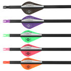 30  Pure Carbon Arrows Sp300-600 Shaft Vanes Recurve Compound Bow Hunting Target