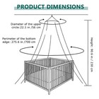 Mosquito Net baby Canopy Bed Netting 