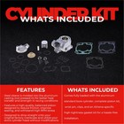 Athena 125cc Standard Bore Cylinder Kit For Kawasaki Kx125 54mm Oem Rebuild