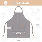 2 Pack Kitchen Aprons Apron For Restaurant With Adjustable Neck Strap 2 Pockets 