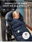 7 Am Enfant Blanket 212 Evolution Stroller Footmuff In Black Plush  6m-4t