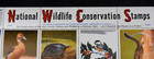 Vtg 1960 National Wildlife Conservation Stamps Full Sheet Endangered Animals