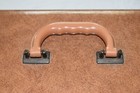 Vintage Empire Luggage 12  X 8  Brown Hard Shell Train Case Makeup Suitcase Nice