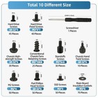 400pcs Computer Screws Assortment Kit With Screwdriver Motherboard Standoffs Scr