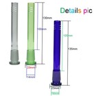 Hookah Water Smoking Pipe Glass Bong Downstem With 14mm Male Bowl  6-pack