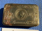 Ww1 Christmas 1914 Queen Mary Brass Gift Tin For The Troops Antique   Postcard