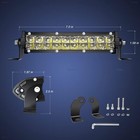 7 Pulgadas 20000lm Barra De Luz Luces Led Combo De Flujo Puntual Combo Offroad