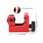 Mini Pipe Tubing Cutter 1 8  To 5 8  Od Copper Brass Aluminum Cutting Hvac Plumb