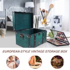  Vintage Treasure Wooden Chest With Lock Decorative Storage Treasure Chest