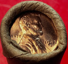 1947 S Bu Lincoln Wheat Cent Pennies  Obw Sealed Original Collector Roll  Rare 