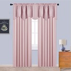 Room Darkening Valance For Girls - Lovely Cute 52 X18 Inches  Pink