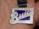 Vintage Buick Valve In Head Motor Cars Enamel Watch Fob With Leather Strap