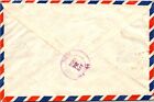 Thailand 1956 Registered Airmail Cover Addr Usa Mult Franking Canc Bangkok
