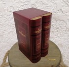 Hennessy Cognac Library Tome Red Books  Box   Empty Carafe Inside