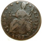 1787 Colonial Connecticut Draped Bust Facing Left Cent       great For Sets 408