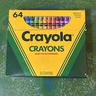 Vintage Crayola 64 Count Crayons With Built-in Sharpener 1990 90 s Nearly New