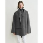 Toteme Womens Loose Scarf Collar Autumn Winter New Long-sleeved Knitted Sweater