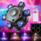 6 Arms Stage Light Led Moving Head Beam Light Bee Eye Laser Dj Disco Party Club